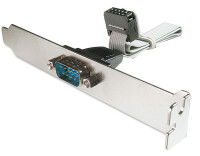 DIGITUS Slotblech D-Sub9  -> IDC 2x5Pin  St/Bu 0.25m...