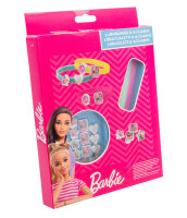 Barbie - 3 Plastikarmbänder mit 18 Charms zum Anmachen