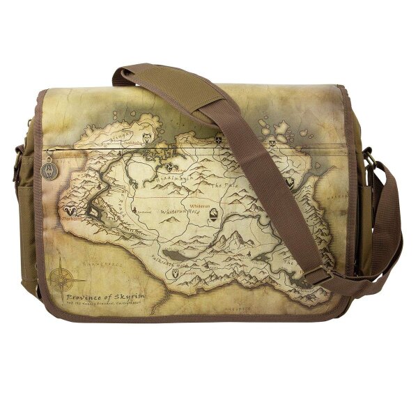 The Elder Scrolls V: Skyrim - Messenger Bag / Umhängetasche Map