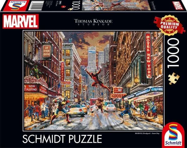 Deadpool - Snow Day - 1000 Teile Puzzle