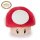 Nintendo Plüsch - T12955 - Mario Kart Red Mushroom - Plüschkissen