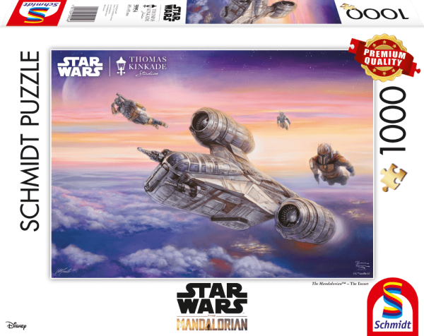 Lucas Film, The Mandalorian, The Escort - 1000 Teile Puzzle