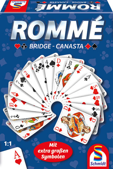Rommé - Bridge - Canasta - Kartenspiel