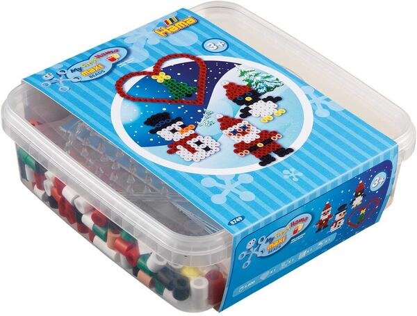 Hama 8749 - Bügelperlen Maxi, Dose mit ca. 600 Perlen