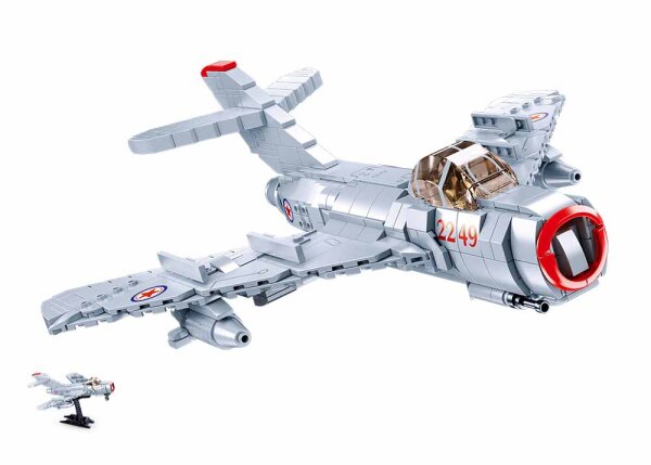 Sluban M38-B0983 - Model Bricks - Altes Russisches Kampfflugzeug