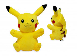 Pokemon Pikachu - Plüsch-Rucksack - 34 cm