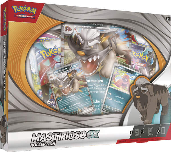 Pokemon PKM Mastifioso-EX Kollektion - EVT 23. Februar 2024