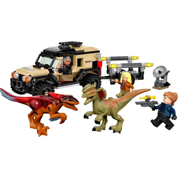 LEGO® 76951 Jurassic World™ - Pyroraptor & Dilophosaurus Transport (254 Teile)