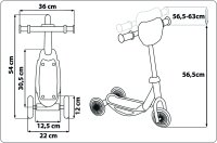 Minnie  3-Rad-Baby-Scooter