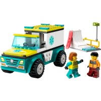 LEGO® 60403 City Fahrzeuge - Rettungswagen und...