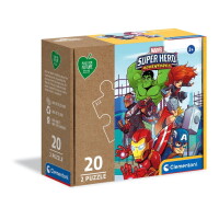 Clementoni 24775 - Marvel Superhelden - 2 x 20 Teile...