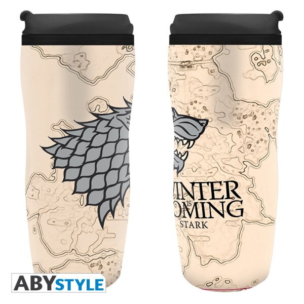 GAME OF THRONES - Reisebecher Winter is coming