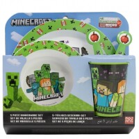 Minecraft - 5-teiliges Frühstücks Set