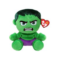 Ty 44004 - Marvel Hulk - Plüschfigur Soft - 15 cm