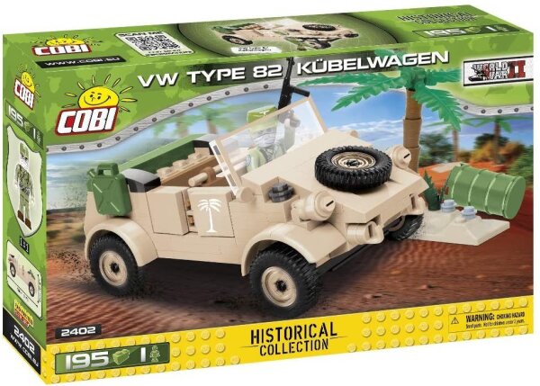 Cobi 2402 - Konstruktionsspielzeug - VW Type 82 Kubelwagen