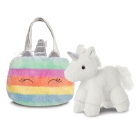 Fancy Regenbogen Einhorn in einer Tragetasche ca. 21 cm -...