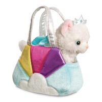 Fancy Regenbogen Kätzchen in einer Tragetasche ca. 21 cm - Plüschfigur