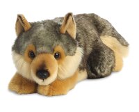 MiYoni Wolf liegend Plüschtier ca. 28 cm -...