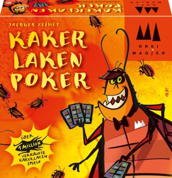 Kakerlakenpoker - Drei Magier Kartenspiel