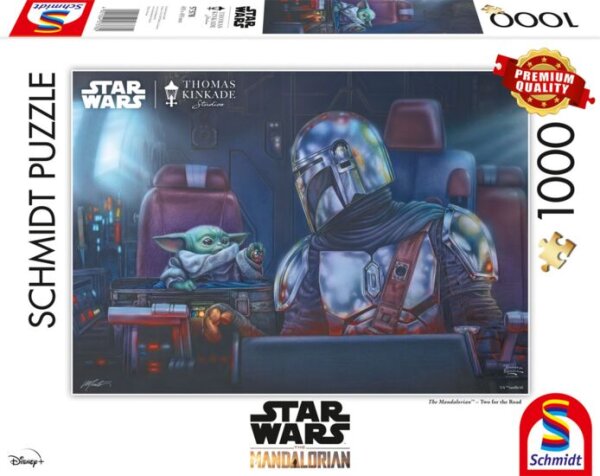 Lucas Film, The Mandalorian, Two for the Road - 1000 Teile Puzzle