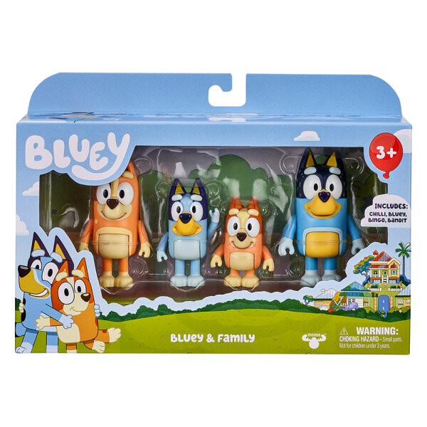 Bluey - Bluey und Ihre Familie - Spielfiguren Sortiment