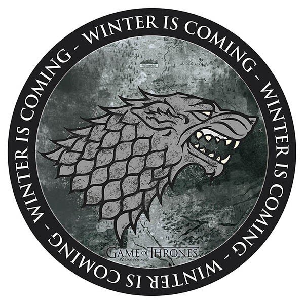 GAME OF THRONES - Mauspad - Stark - winter is coming