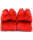 United Labels - Baustein /Klemmbaustein - Hausschuhe - Größe S (35/37) - Rot