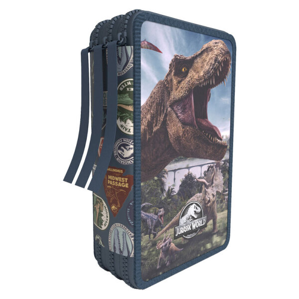 Jurassic World 3-Fach Federtasche