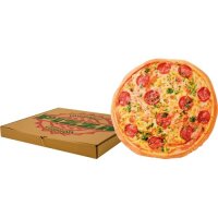 Deko Kissen Pizza im Pizzakarton Ø ca. 40 cm