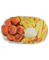 United Labels - Pommes Currywurst - Kissen