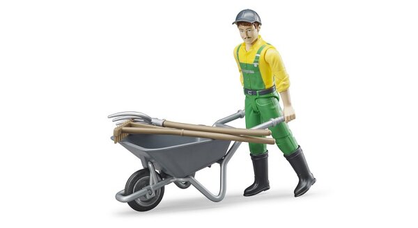 Bruder 62610 - Figurenset Landwirt mit Zubehör