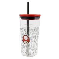 Nintendo - Super Mario - Toad - Trinkbecher mit Edelstahl...