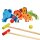Bino & Mertens - Kinder-Crocket-Set aus Holz, Zoo