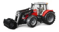 Bruder 03047 - Massey Ferguson 7624 mit Frontlader, 1:16