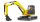 Bruder 02466 - Cat Minibagger mit Bauarbeiter