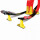Bburago 18-31216 - Ferrari Race & Play: Dual Loop inkl. 2 Fahrzeugen und Tragebox, 1:43 - Modellauto