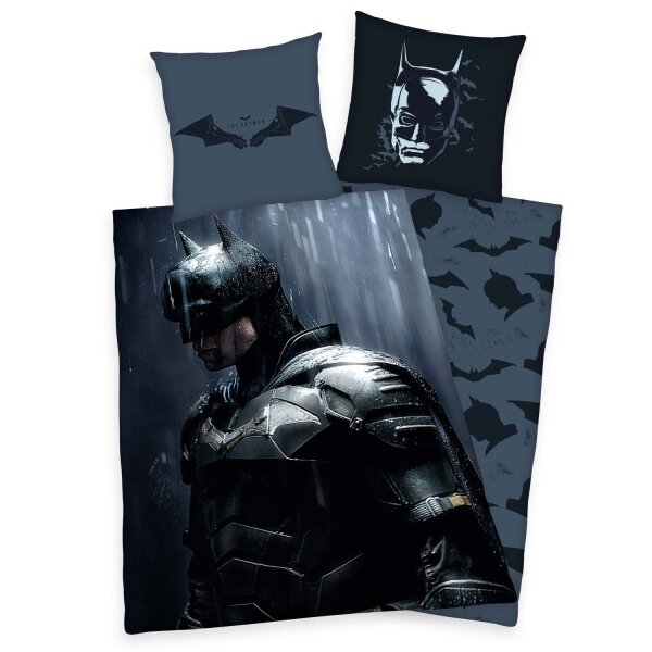The Batman Bettwäsche Renforcé - 80 x 80 + 135 x 200 cm