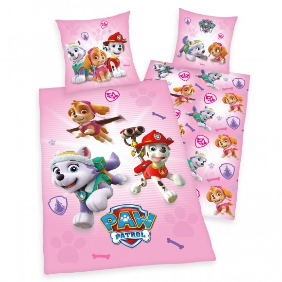 Paw Patrol - Bettwäsche - Renforcé - 80 x 80 + 135 x 200 cm