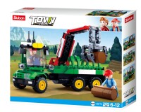 Sluban M38-B0778 - Town Farm - Holzanhänger