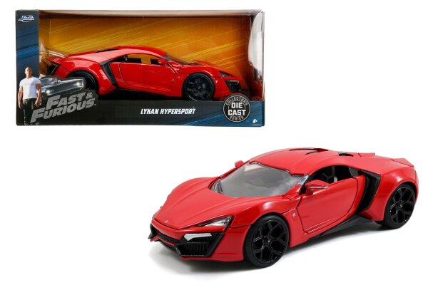 Jada Toys 253203003 - Fast & Furious Lykan Hyperspot, 1:24 - Modellauto