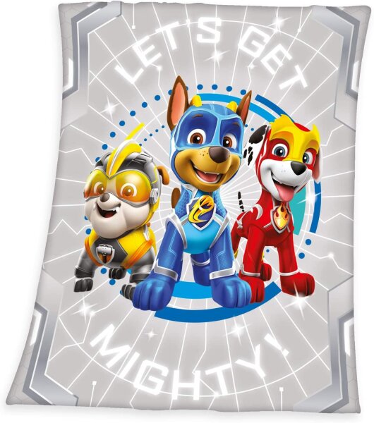 Paw Patrol - Fleece Decke - 130 x 160 cm