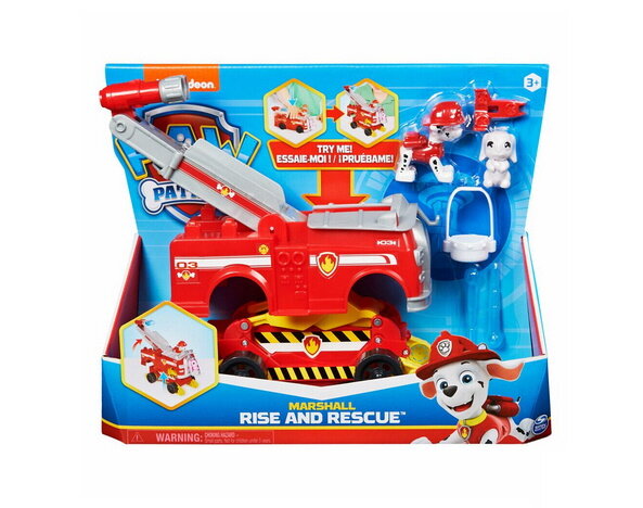 Spin Master 41519 - Paw Patrol Marshalls Rise and Rescue verwandelbares Spielzeugauto