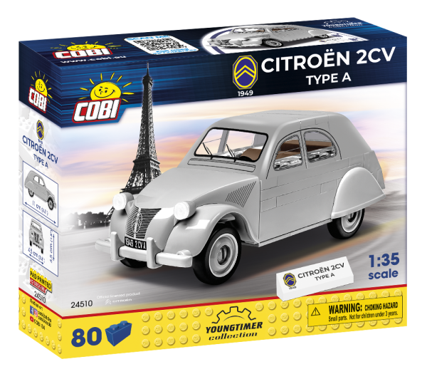 Cobi 24510 - Konstruktionsspielzeug - Citroen 2CV Type A (1949)