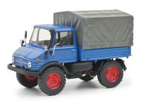 Schuco 450314900 - Unimog 406 mit Plane, 1:43   - Modellauto