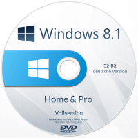 Installations-DVD Windows 8.1 Home Pro (32bit)