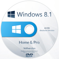 Installations-DVD Windows 8.1 Home Pro (64bit)