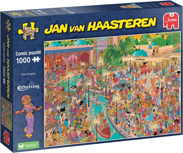 Jumbo Spiele 00038 - Fata Morgana Efteling - Comic Puzzle 1000 Teile