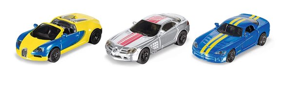 SIKU 6323 - Sportwagen-Set - Modellauto