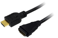 Logilink HDMI-Kabel Ethernet A -> A St/Bu  2.00m Gold...