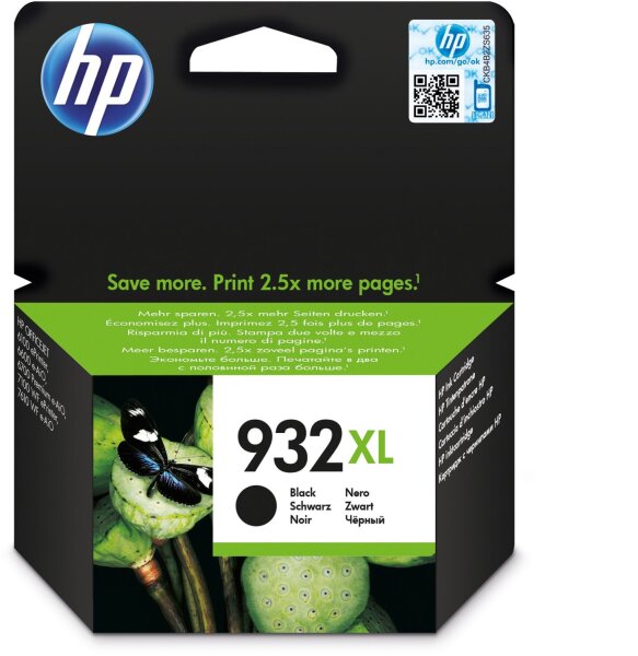 HP 932XL    Schwarz             Tintenpatrone